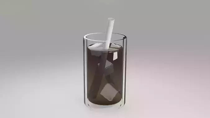 Ice Coffee Cup Model