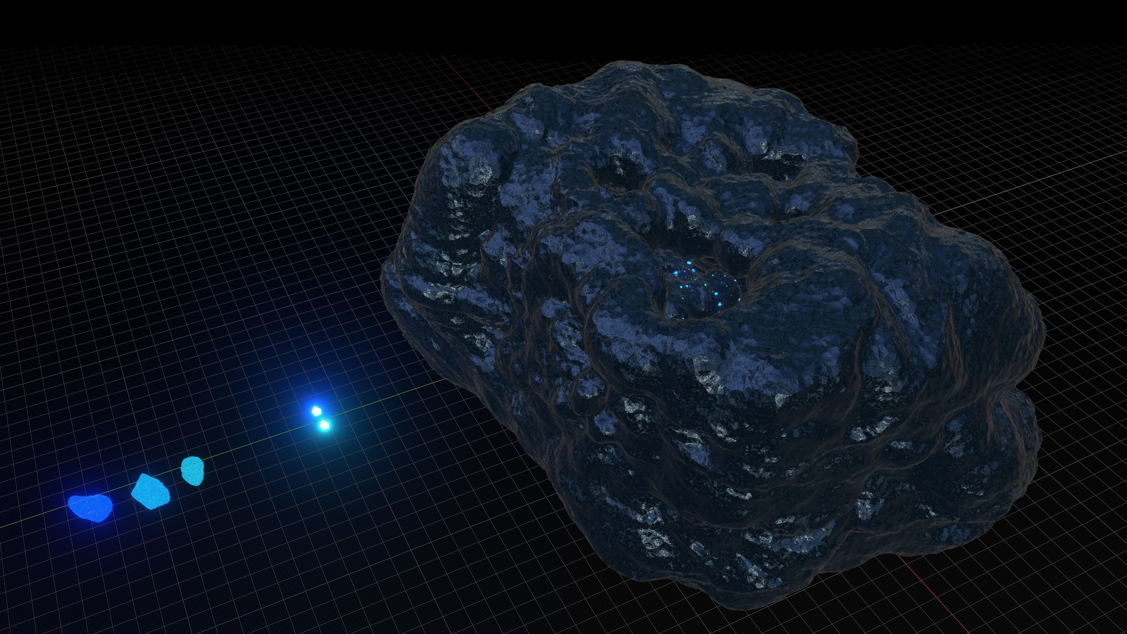 Crystalized Cave with Glowing Mushrooms 3D model_13