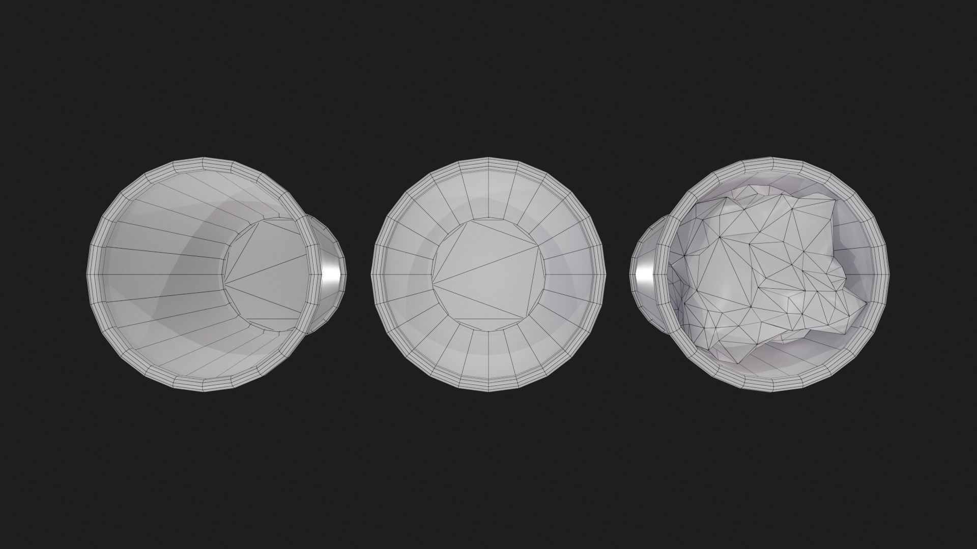 Trash Cans Free low-poly 3D model_8