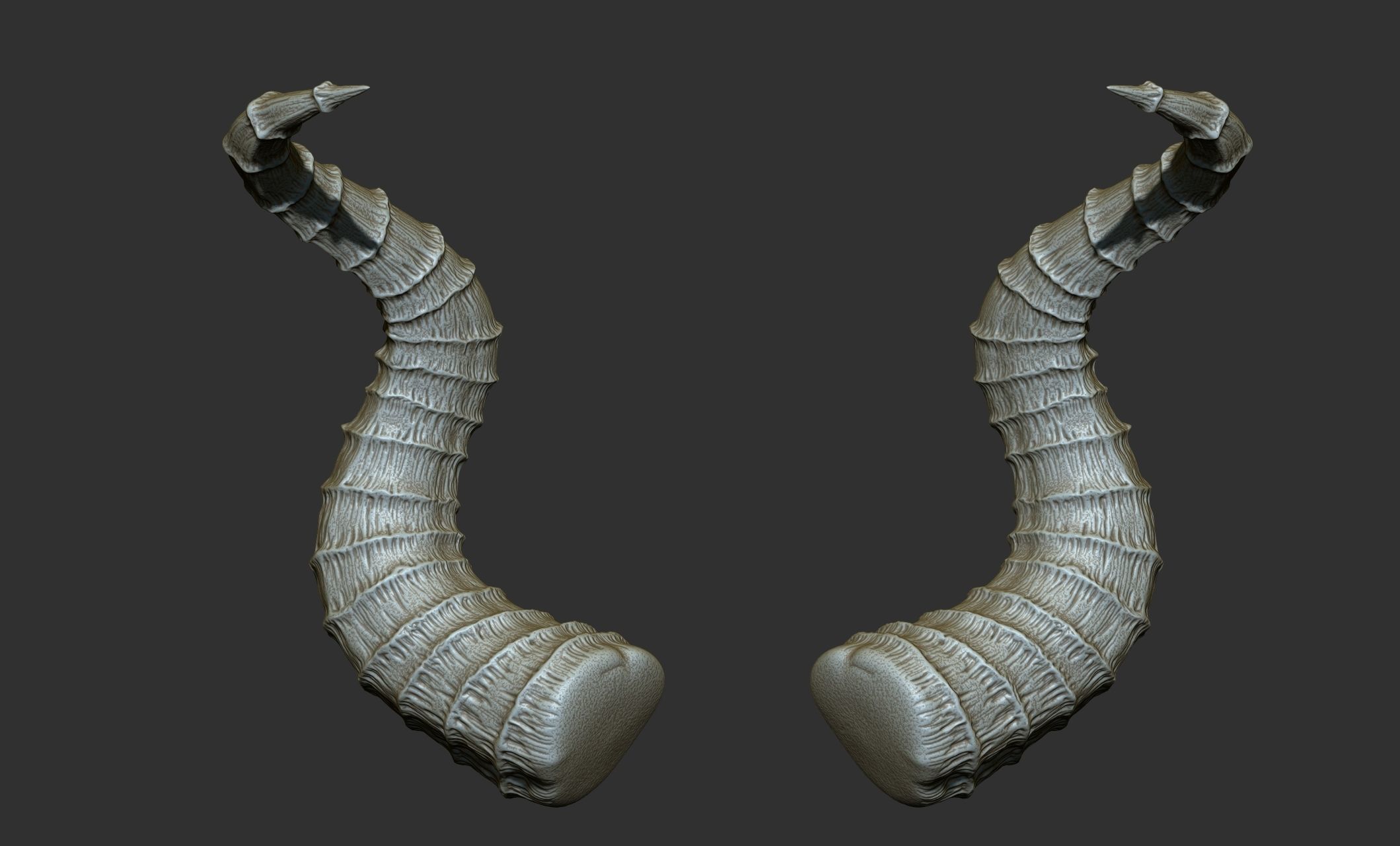 24  Creature Monster Demon Horns 3D model_28