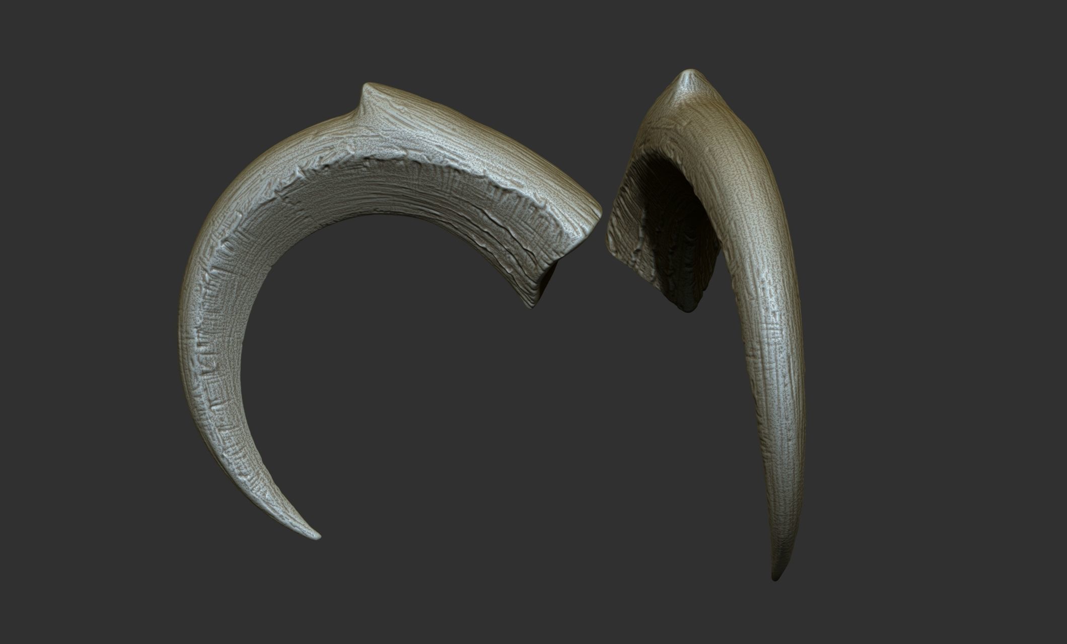 24  Creature Monster Demon Horns 3D model_18