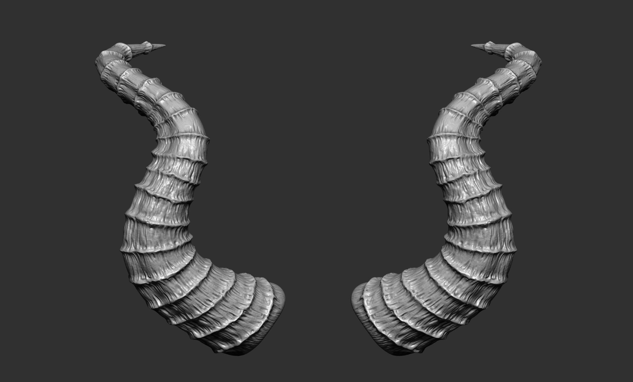 24  Creature Monster Demon Horns 3D model_29