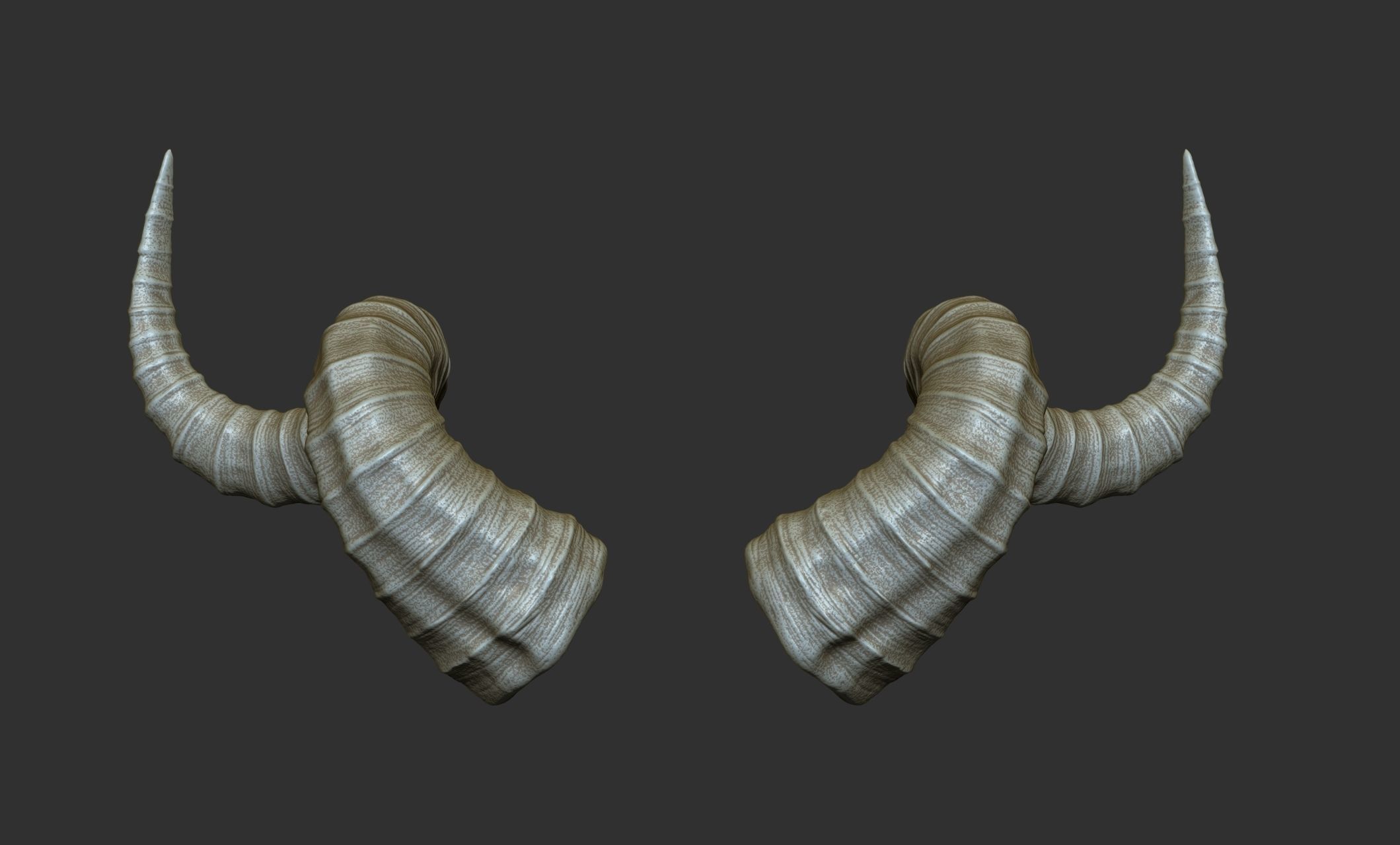 24  Creature Monster Demon Horns 3D model_38