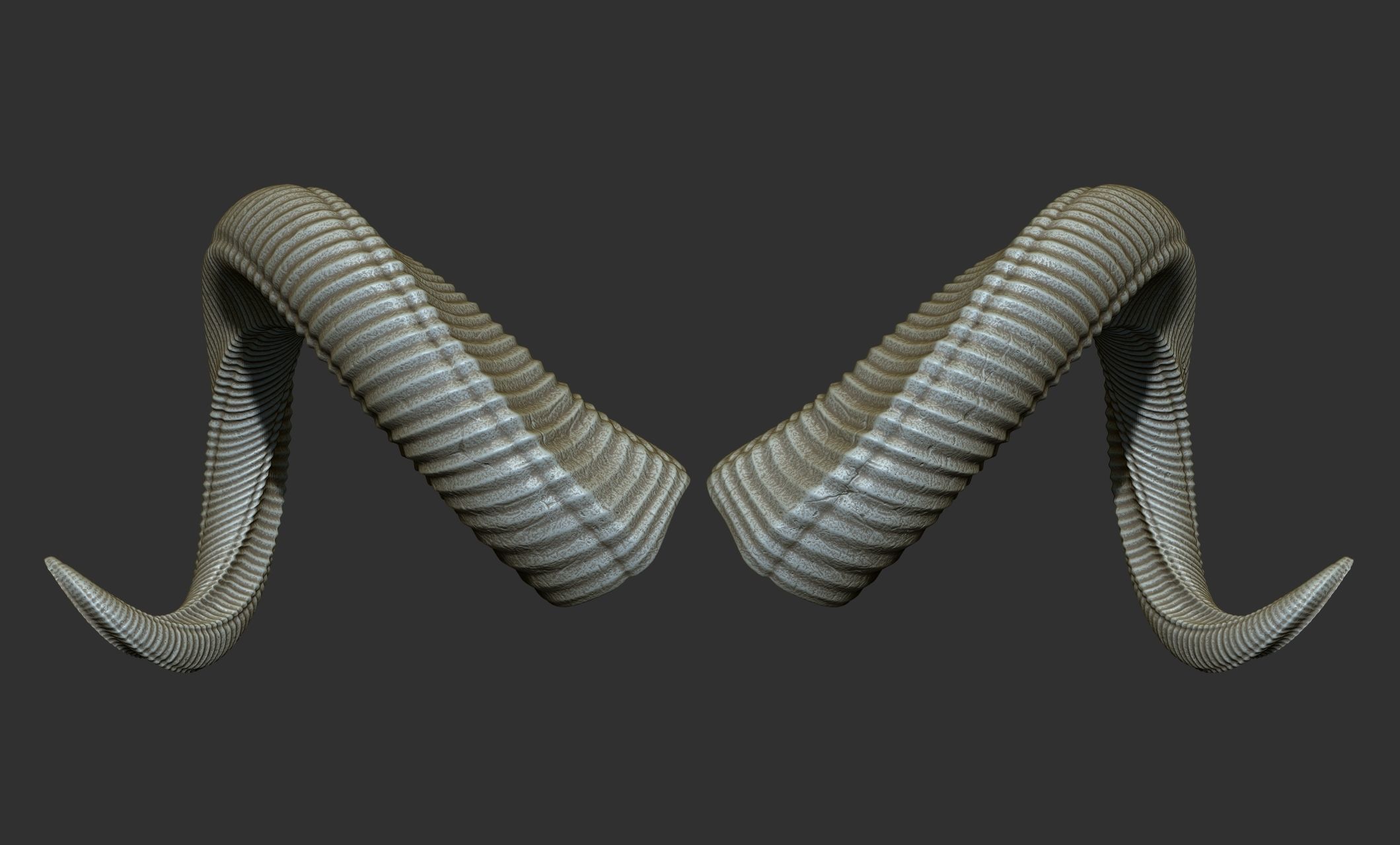 24  Creature Monster Demon Horns 3D model_56
