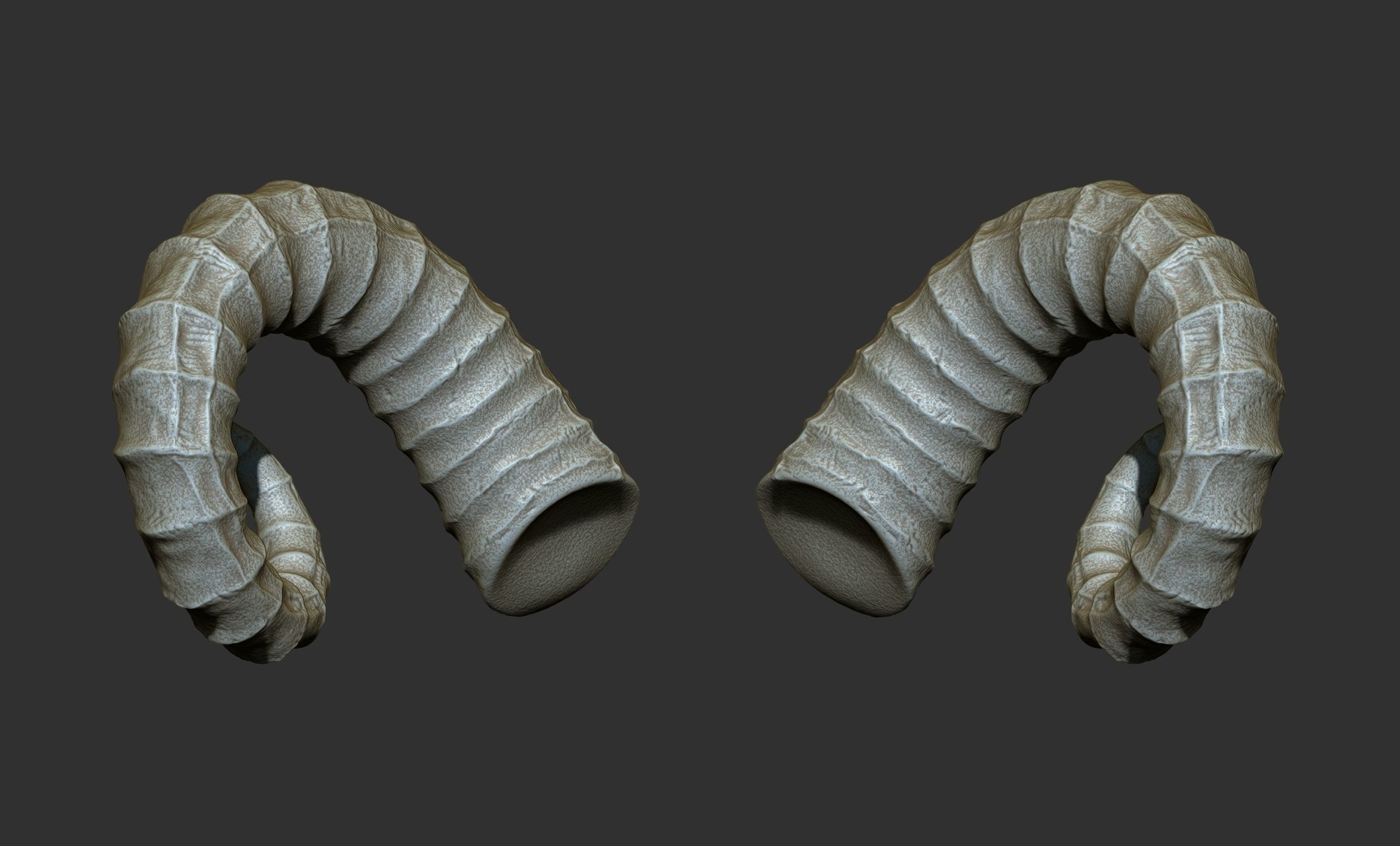 24  Creature Monster Demon Horns 3D model_32
