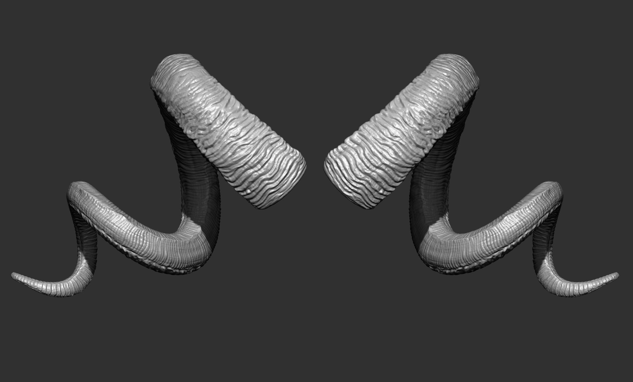 24  Creature Monster Demon Horns 3D model_55