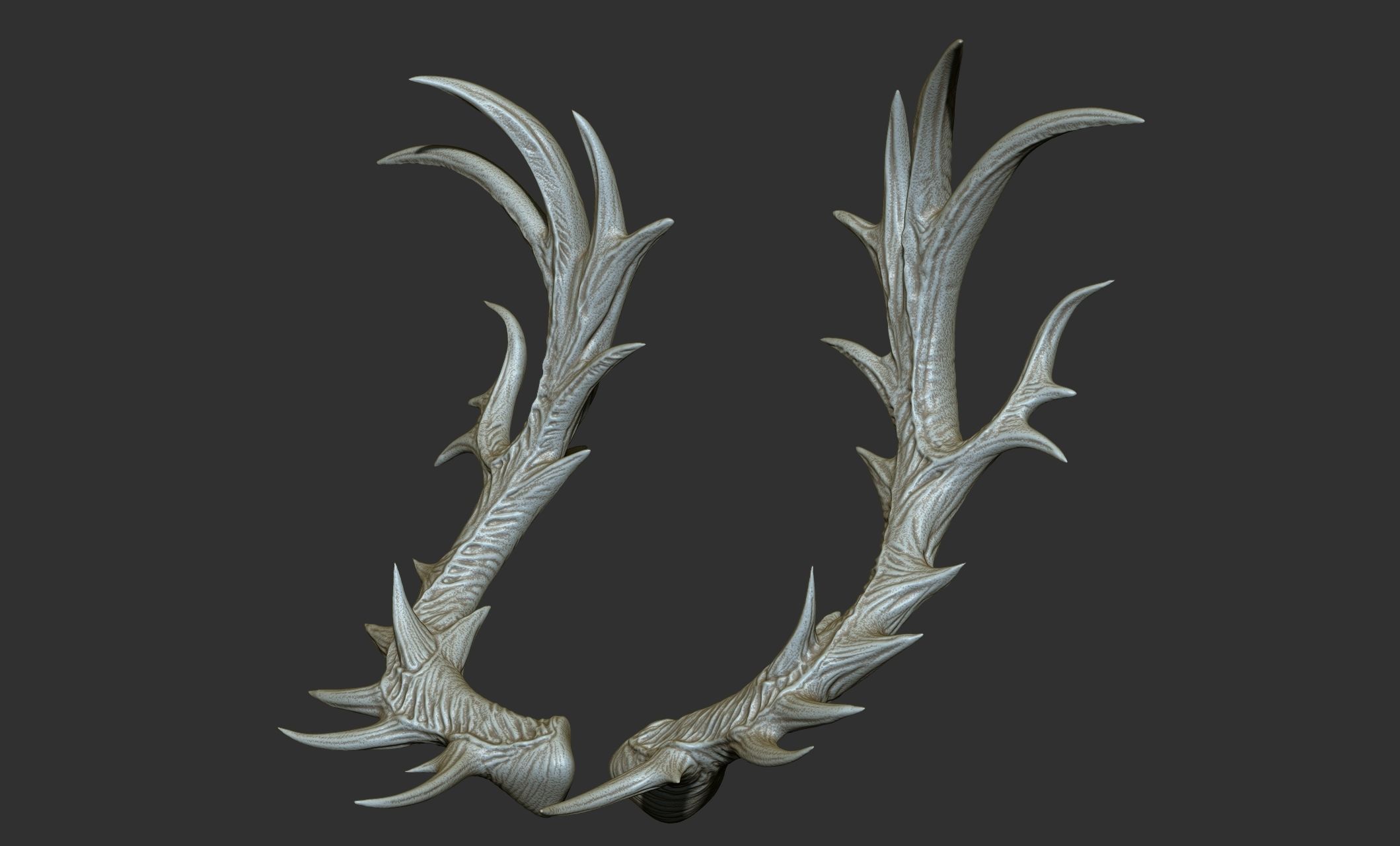 24  Creature Monster Demon Horns 3D model_65