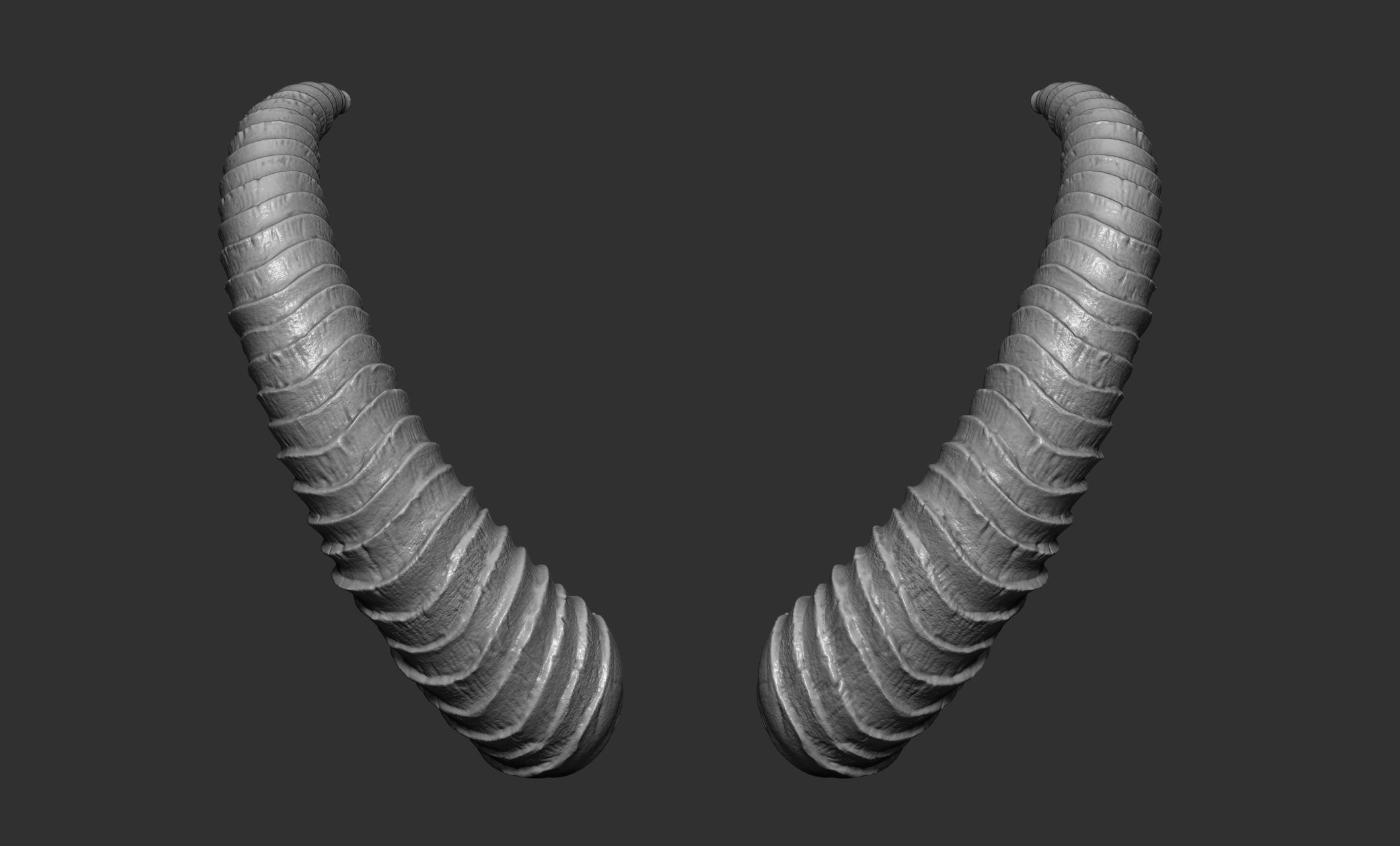 24  Creature Monster Demon Horns 3D model_45