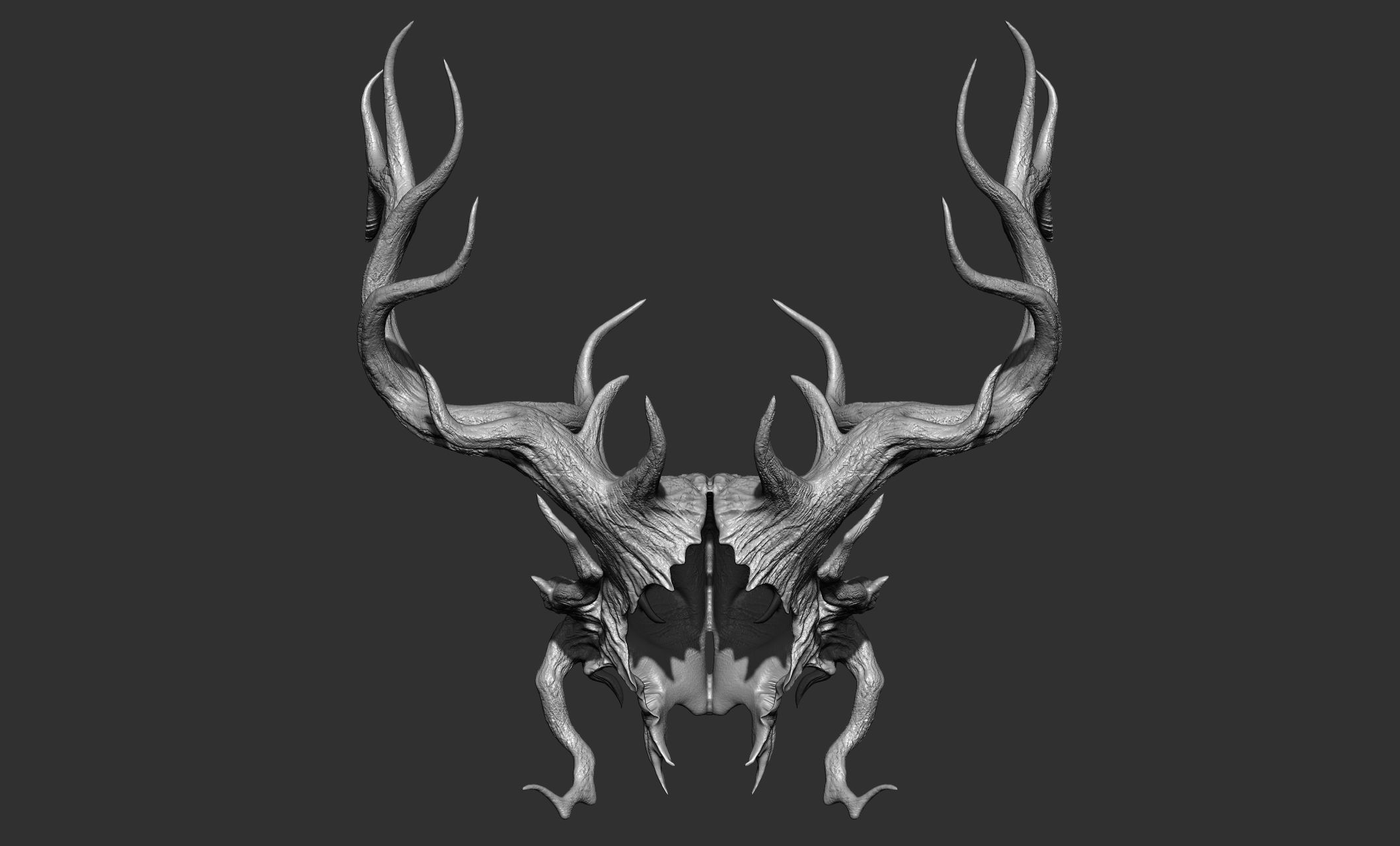 24  Creature Monster Demon Horns 3D model_63