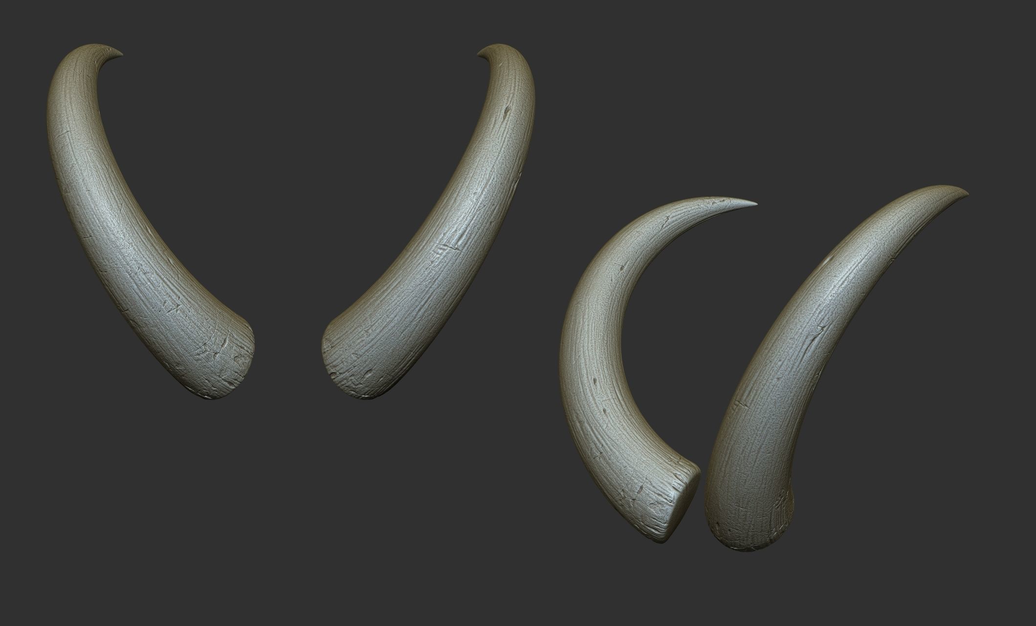 24  Creature Monster Demon Horns 3D model_25