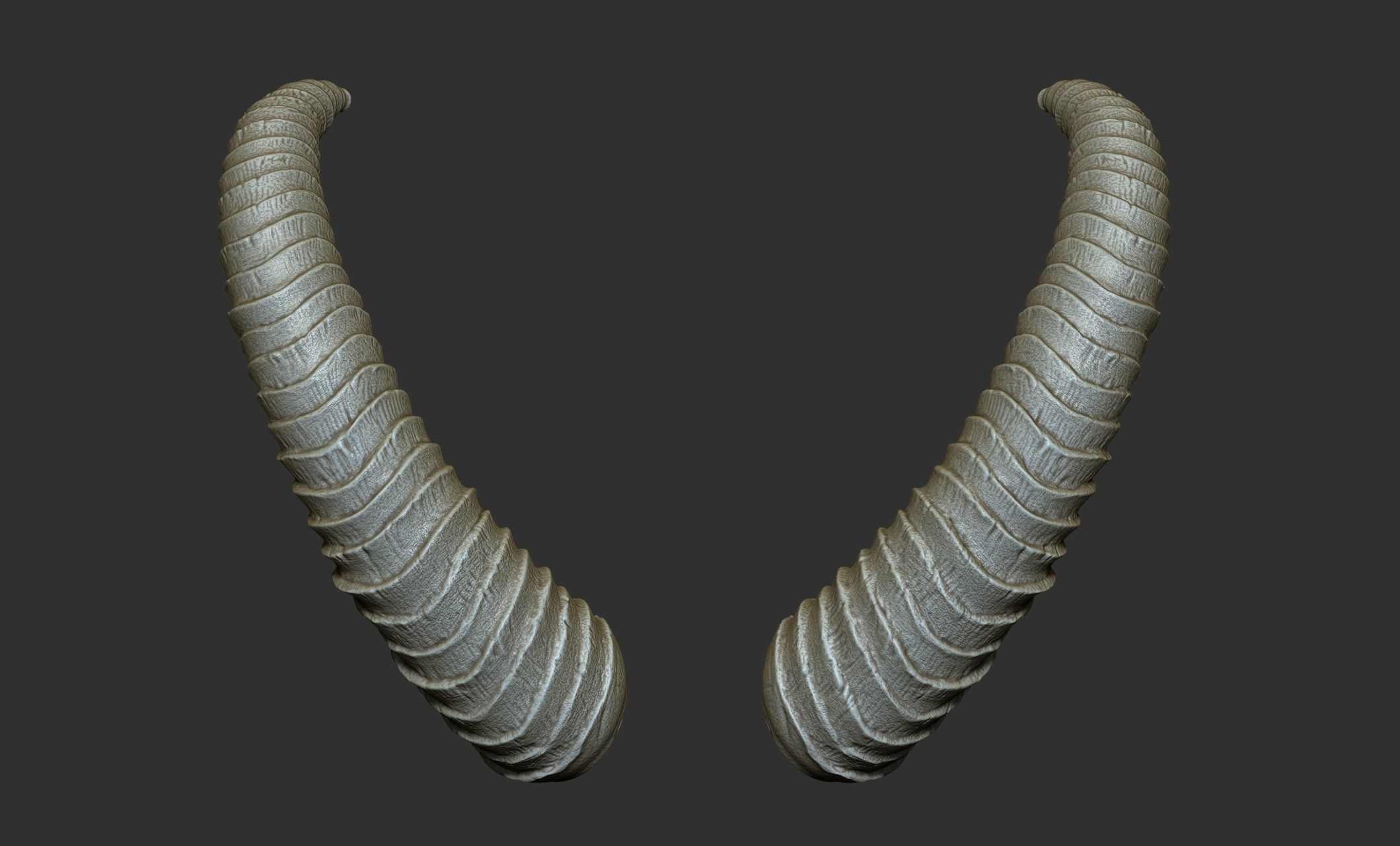 24  Creature Monster Demon Horns 3D model_43