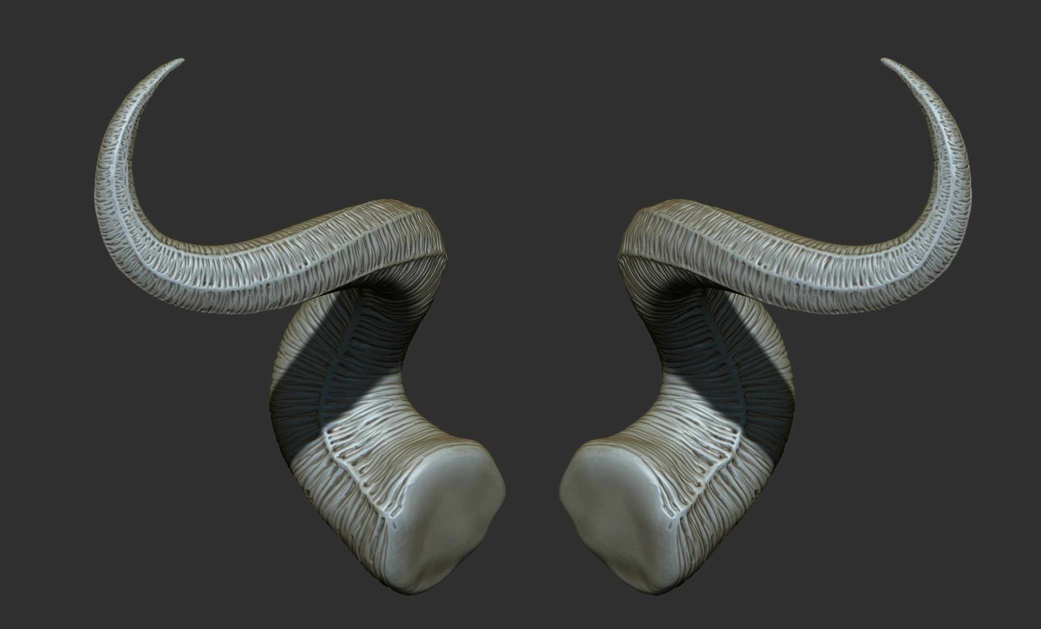 24  Creature Monster Demon Horns 3D model_23