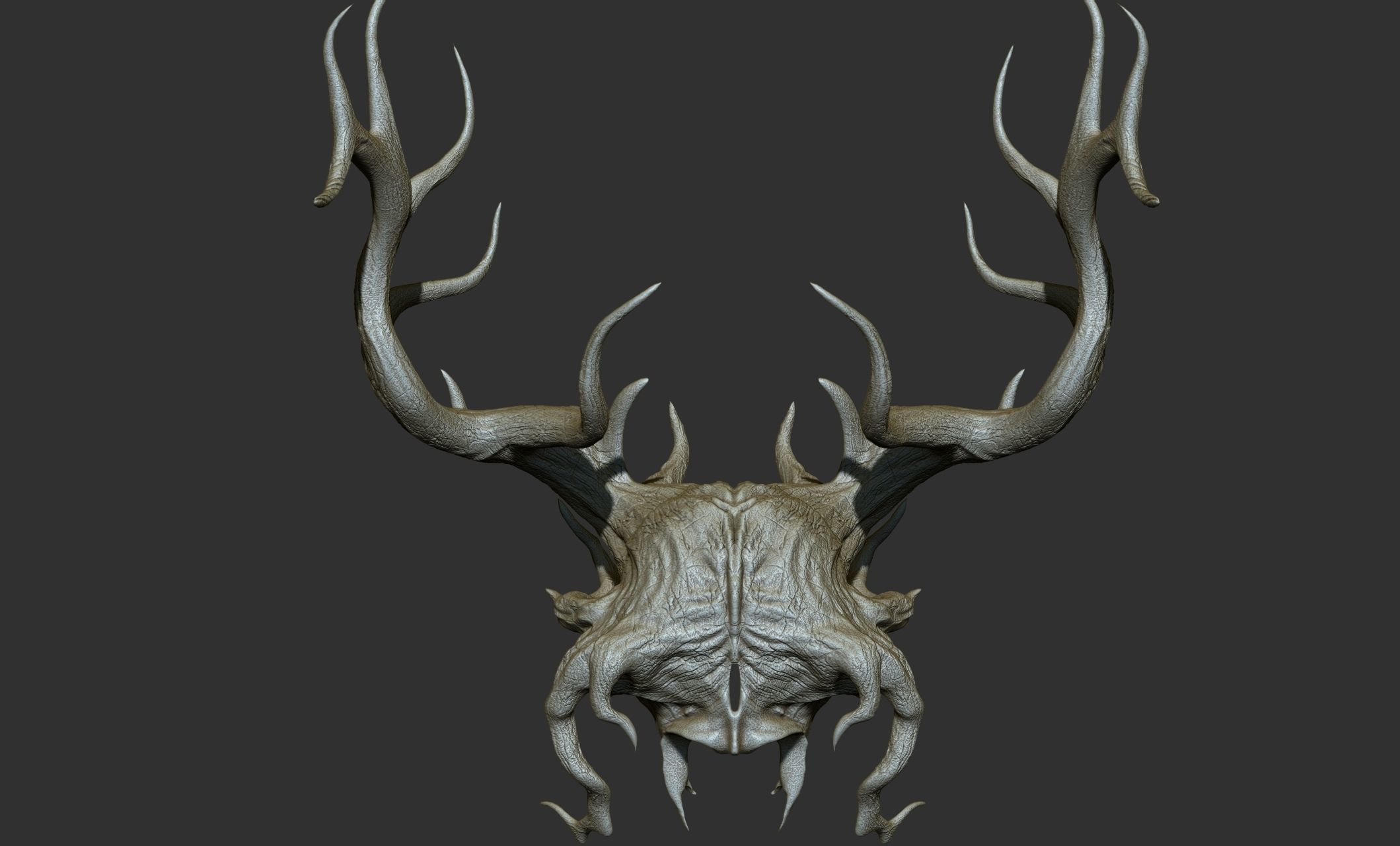 24  Creature Monster Demon Horns 3D model_62