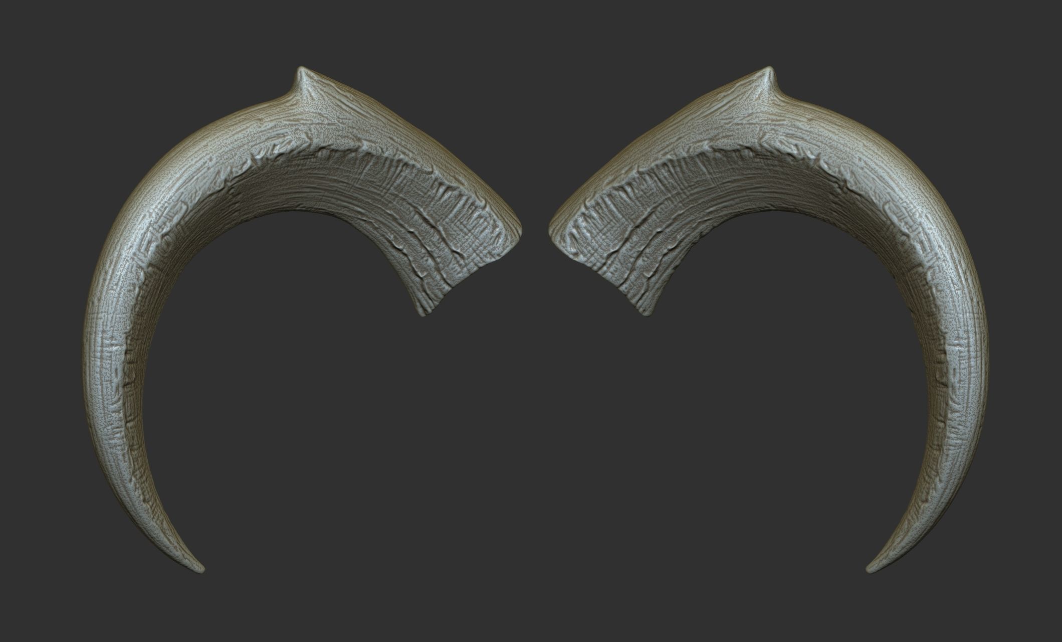 24  Creature Monster Demon Horns 3D model_17