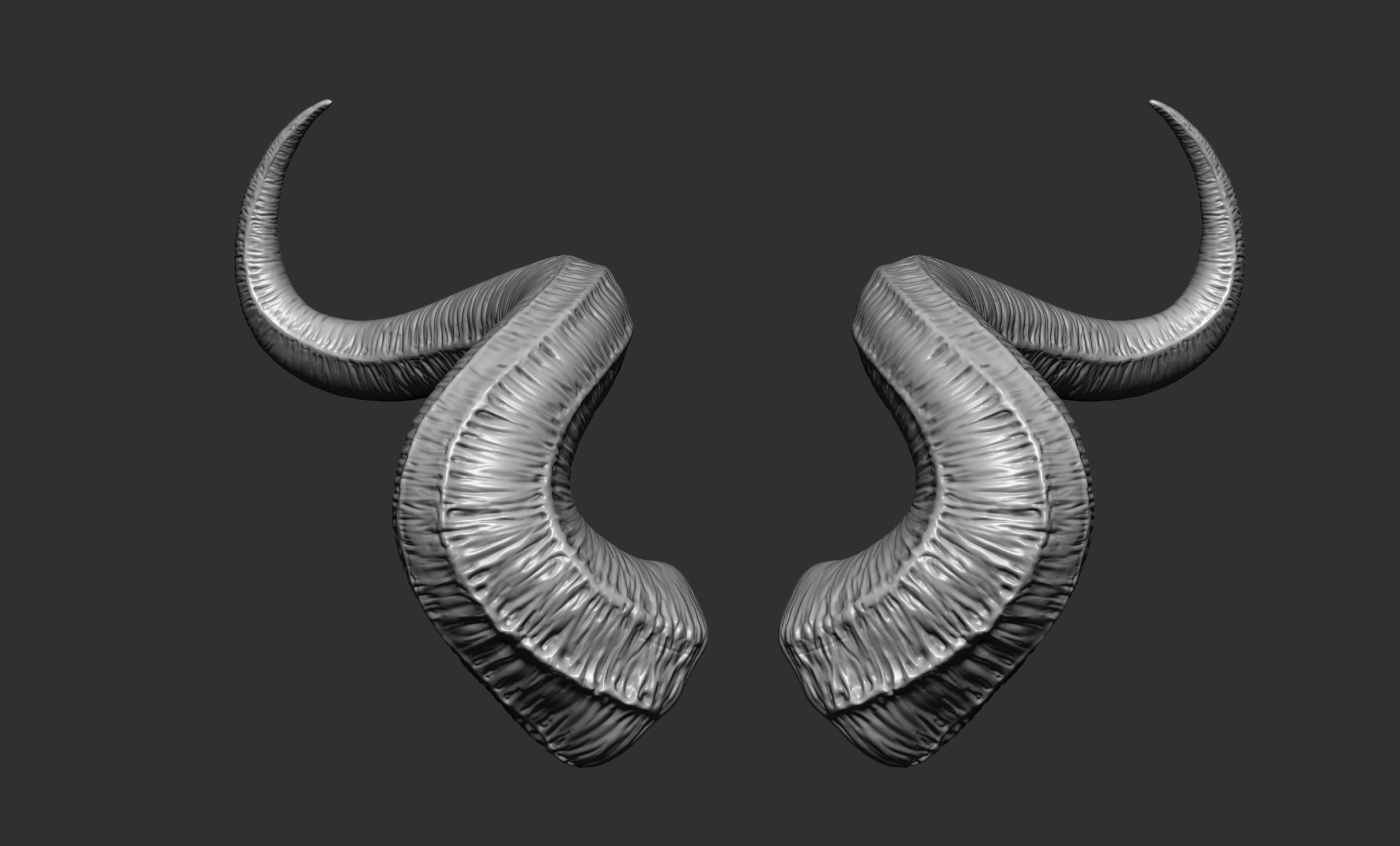 24  Creature Monster Demon Horns 3D model_24