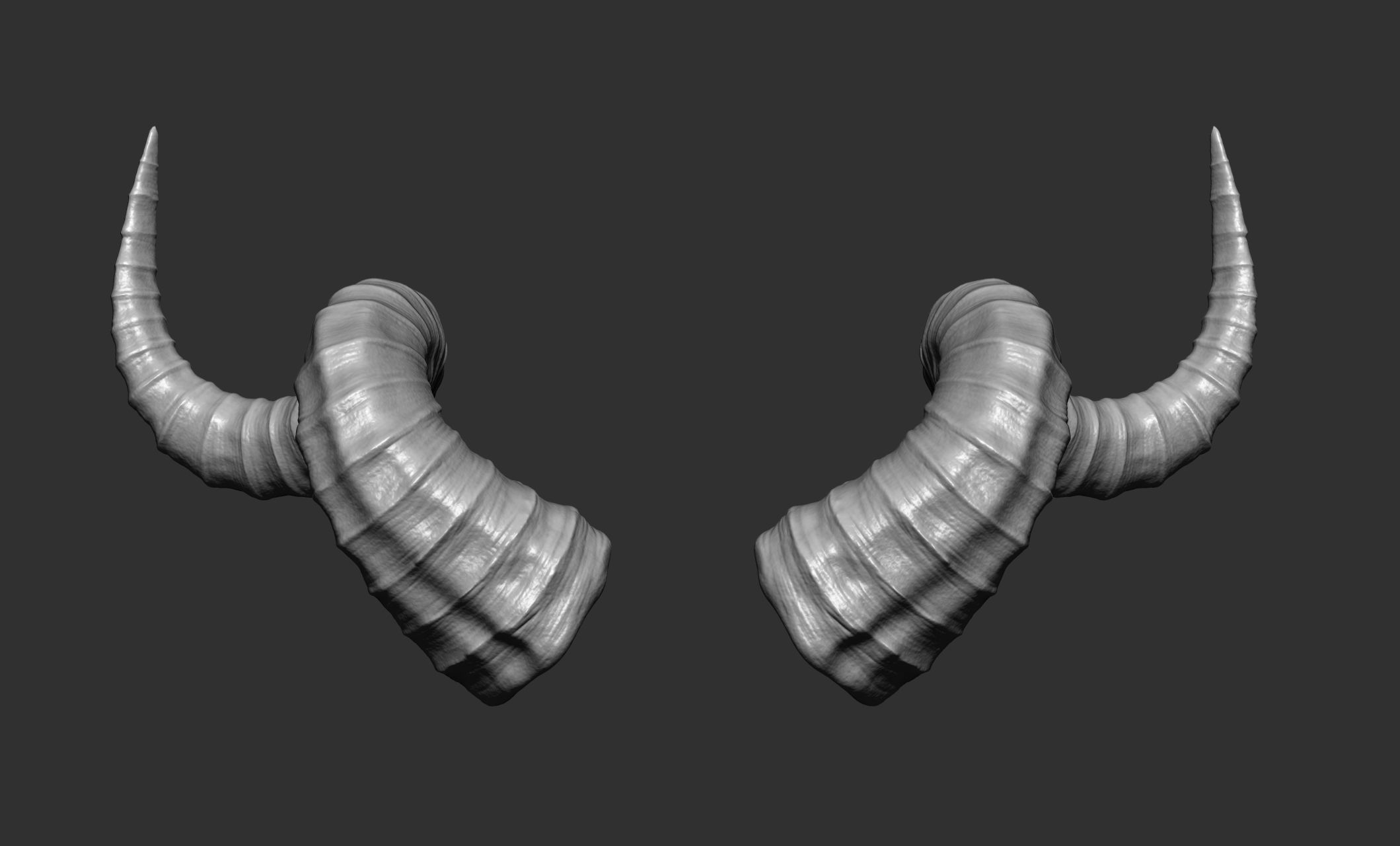 24  Creature Monster Demon Horns 3D model_41