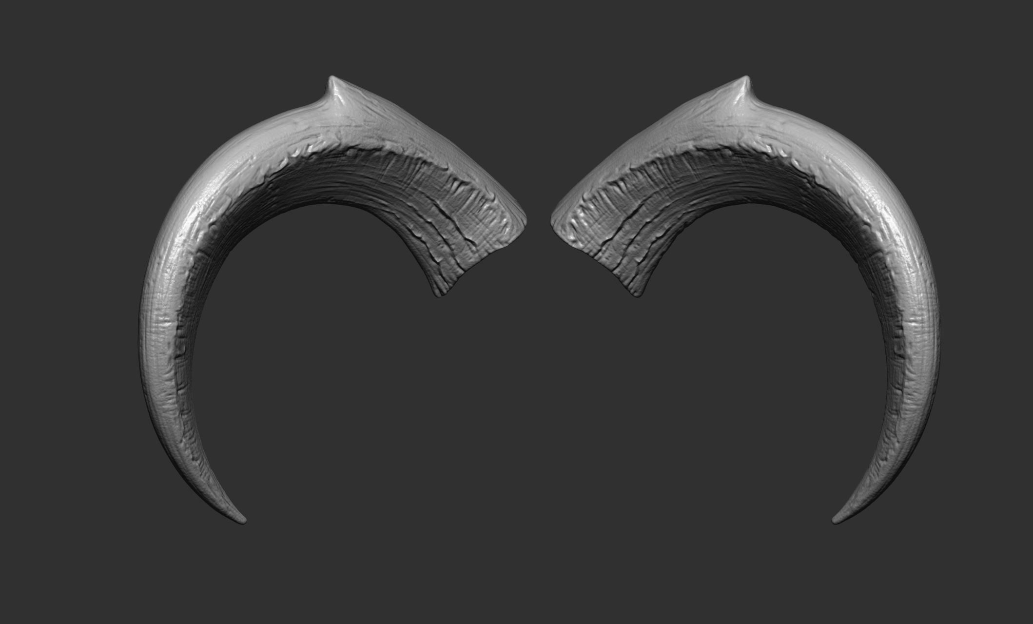 24  Creature Monster Demon Horns 3D model_20