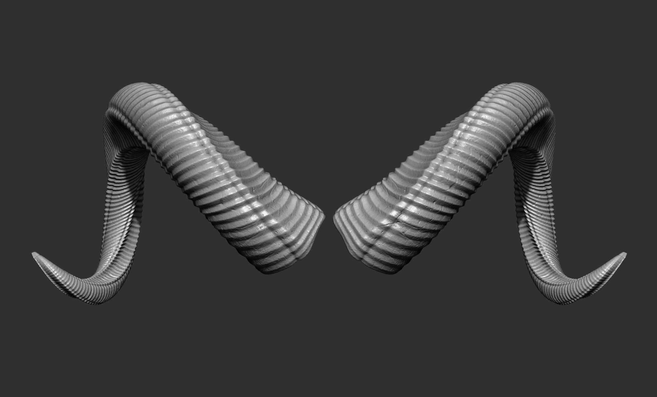 24  Creature Monster Demon Horns 3D model_59