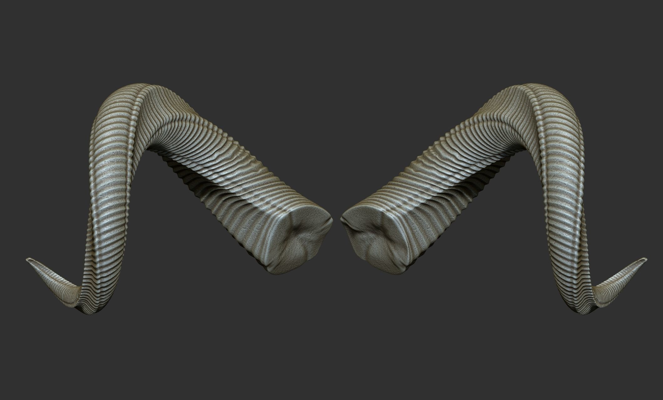 24  Creature Monster Demon Horns 3D model_58