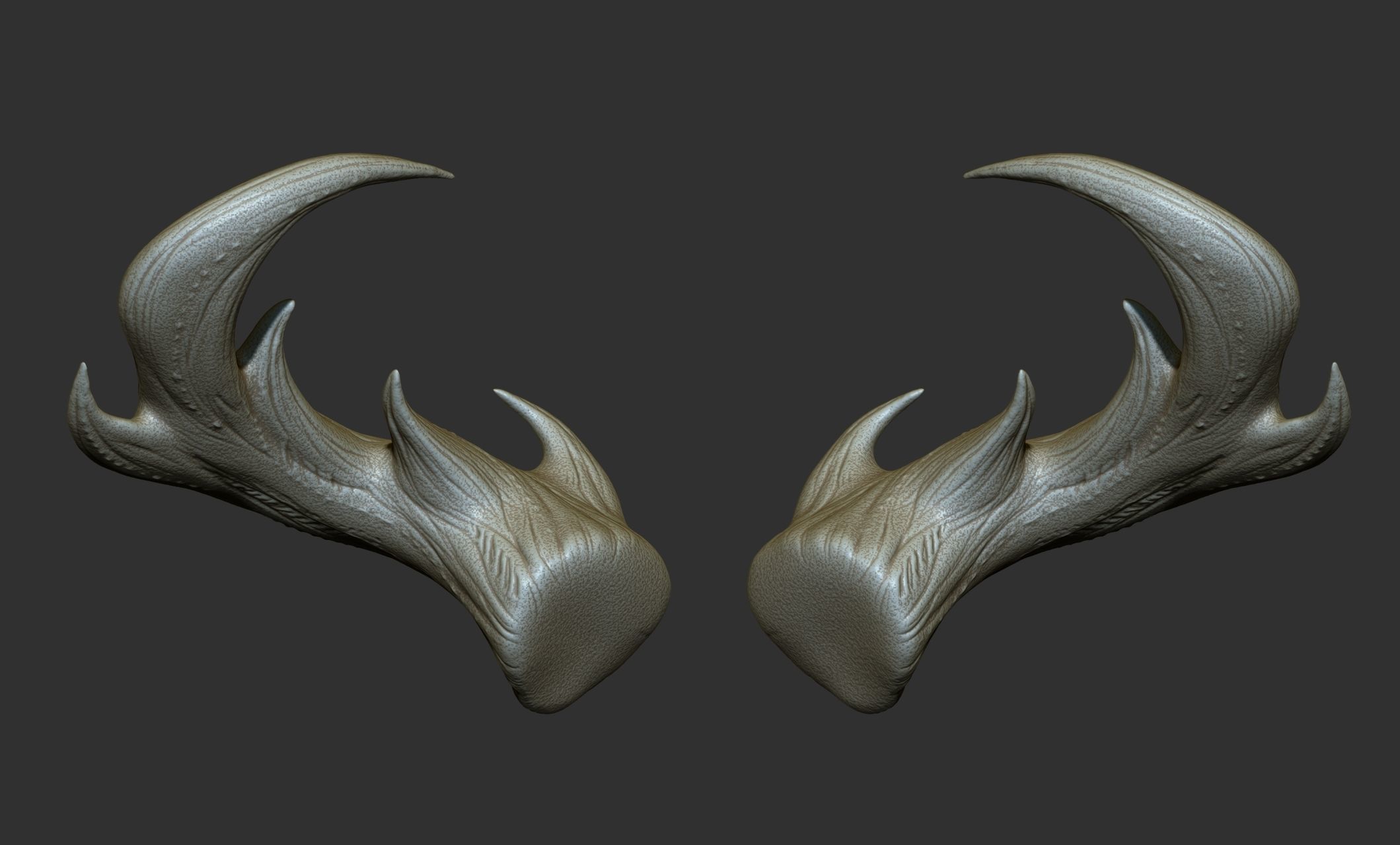 24  Creature Monster Demon Horns 3D model_68