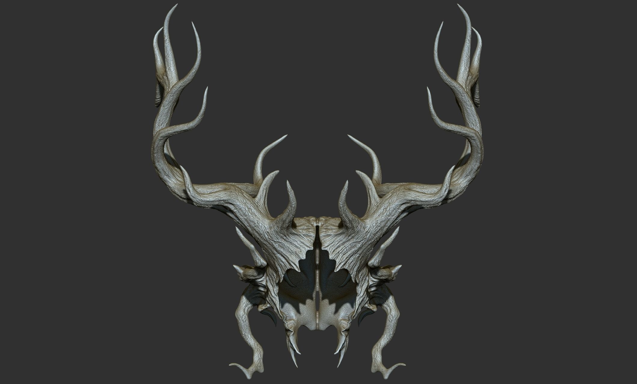 24  Creature Monster Demon Horns 3D model_60