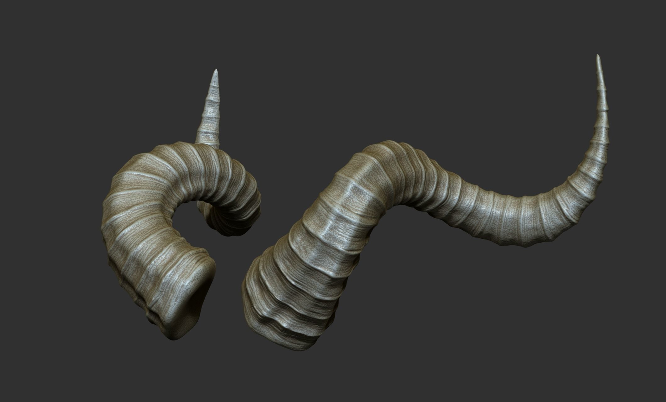 24  Creature Monster Demon Horns 3D model_39