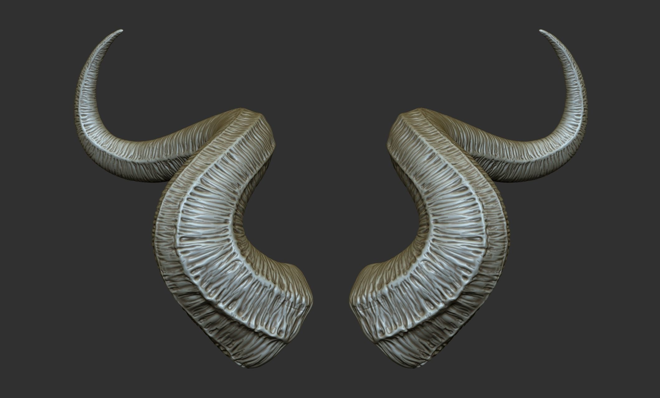 24  Creature Monster Demon Horns 3D model_21