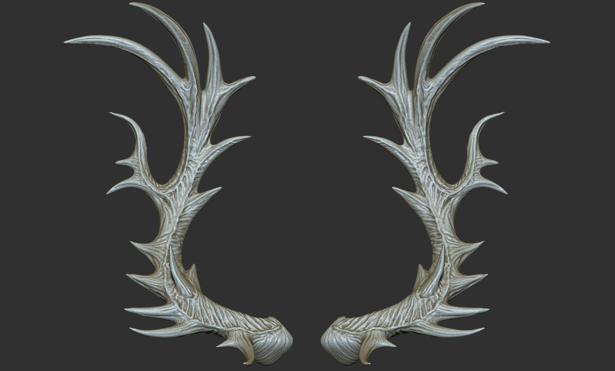 24  Creature Monster Demon Horns 3D model_64