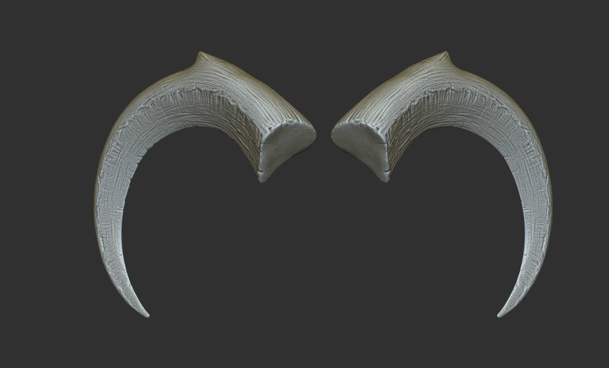 24  Creature Monster Demon Horns 3D model_19