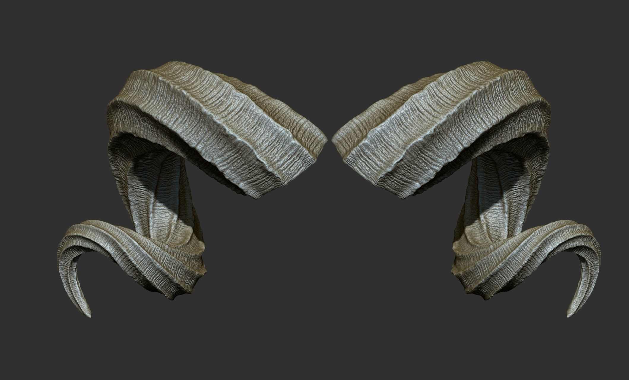 24  Creature Monster Demon Horns 3D model_5