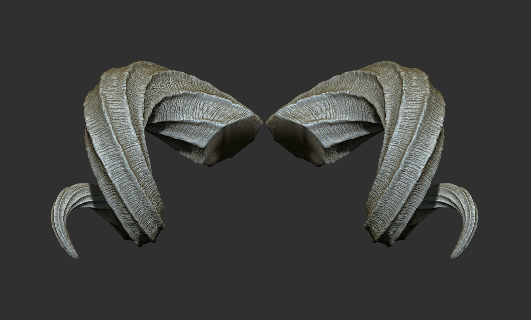 24  Creature Monster Demon Horns 3D model_7