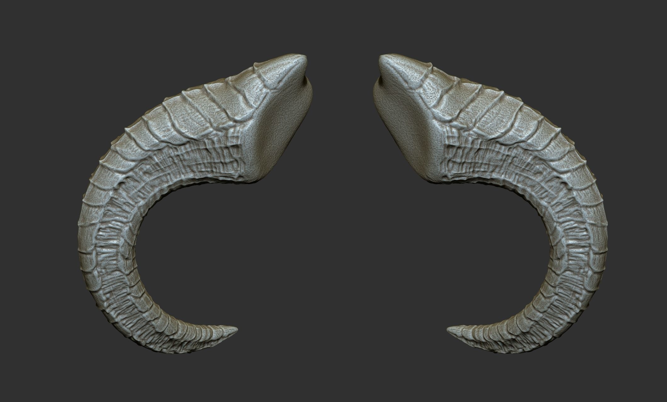 24  Creature Monster Demon Horns 3D model_15