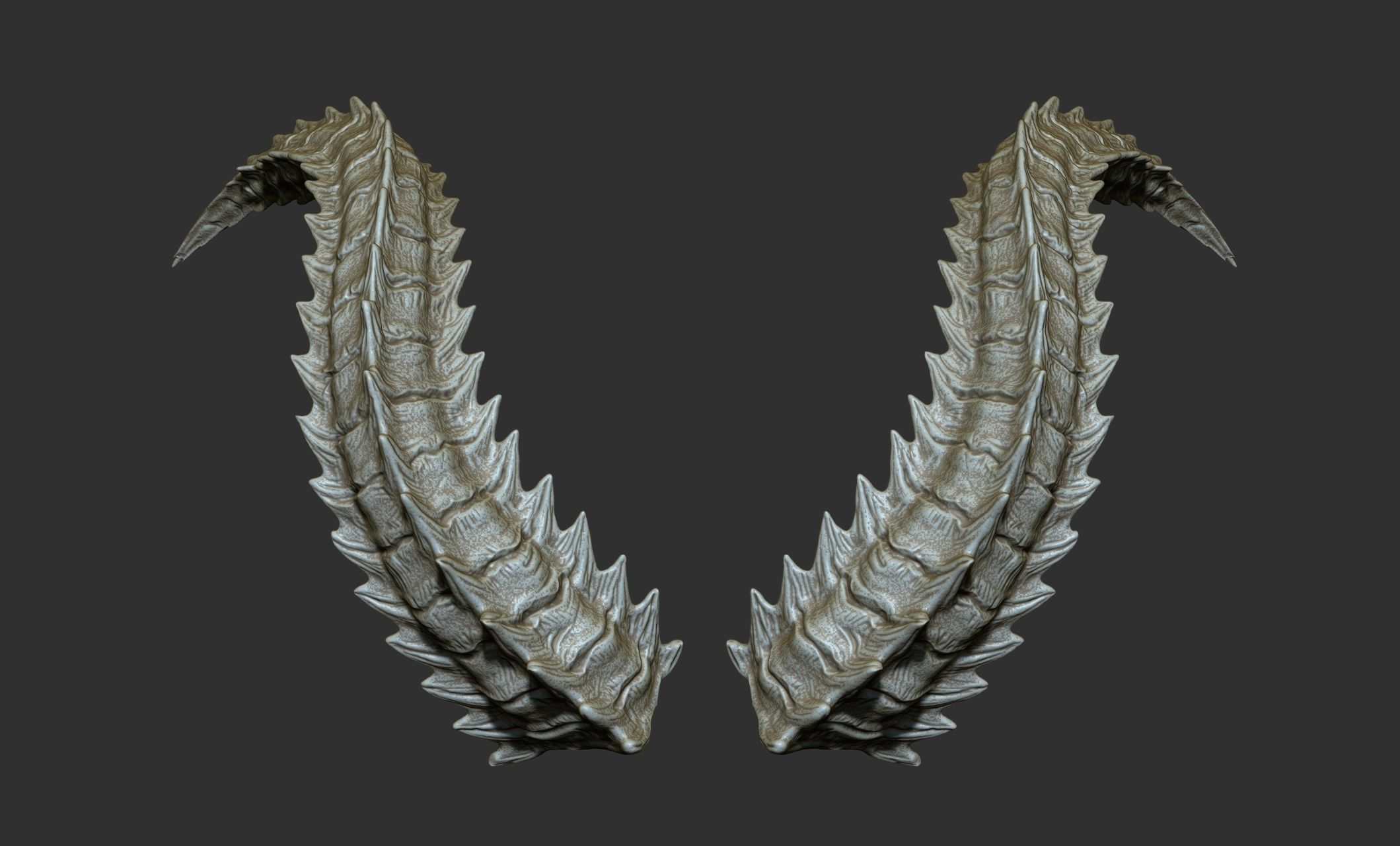 24  Creature Monster Demon Horns 3D model_46