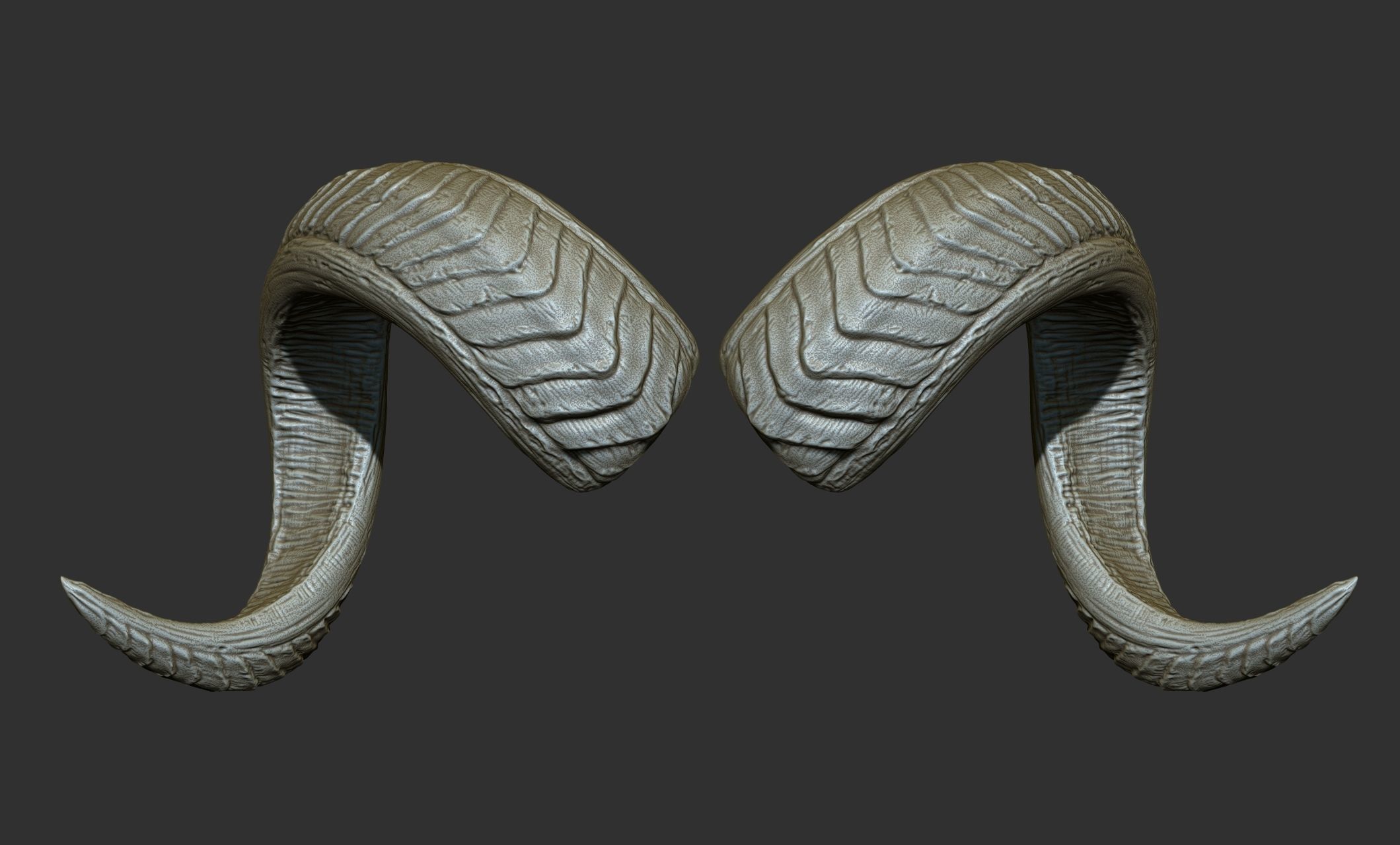 24  Creature Monster Demon Horns 3D model_34