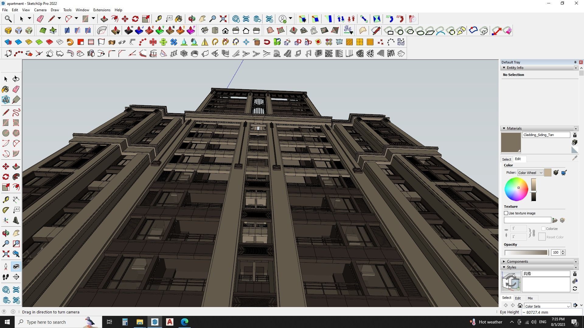 Modern Urban Apartments sketchup model Free 3D model_6