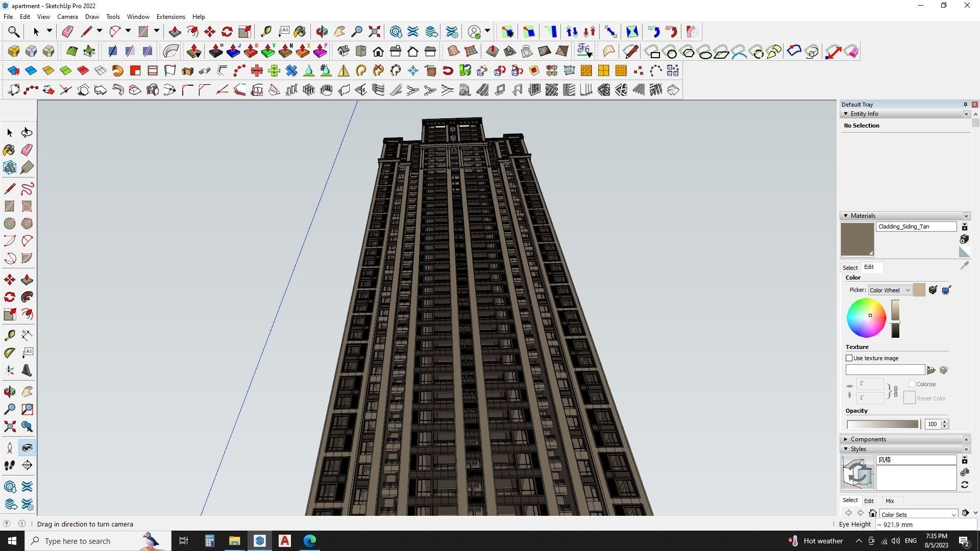 Modern Urban Apartments sketchup model Free 3D model_5
