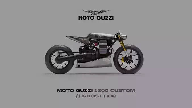 Moto Guzzi 1200 Cafe Racer Motorcycle