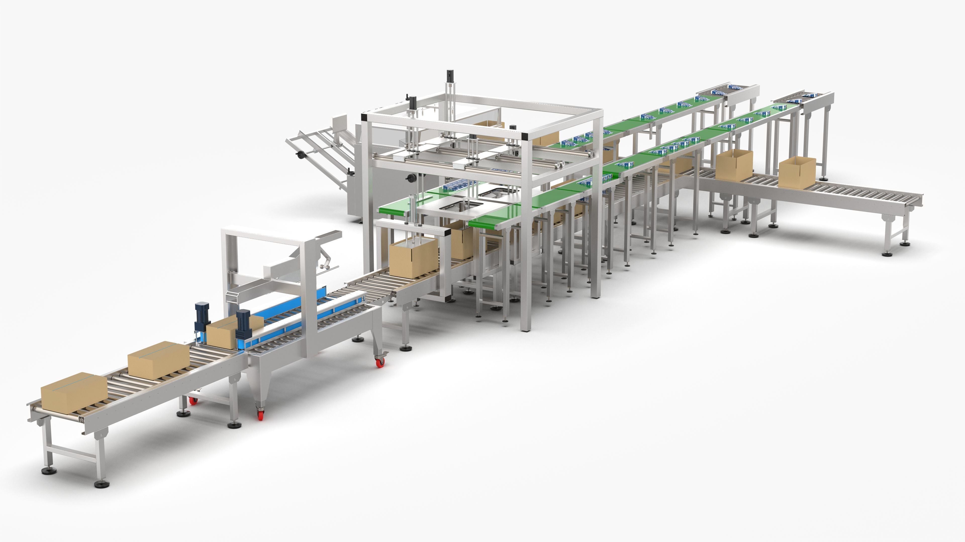 Automatic Salt Factory Packing Machine 3D model_4