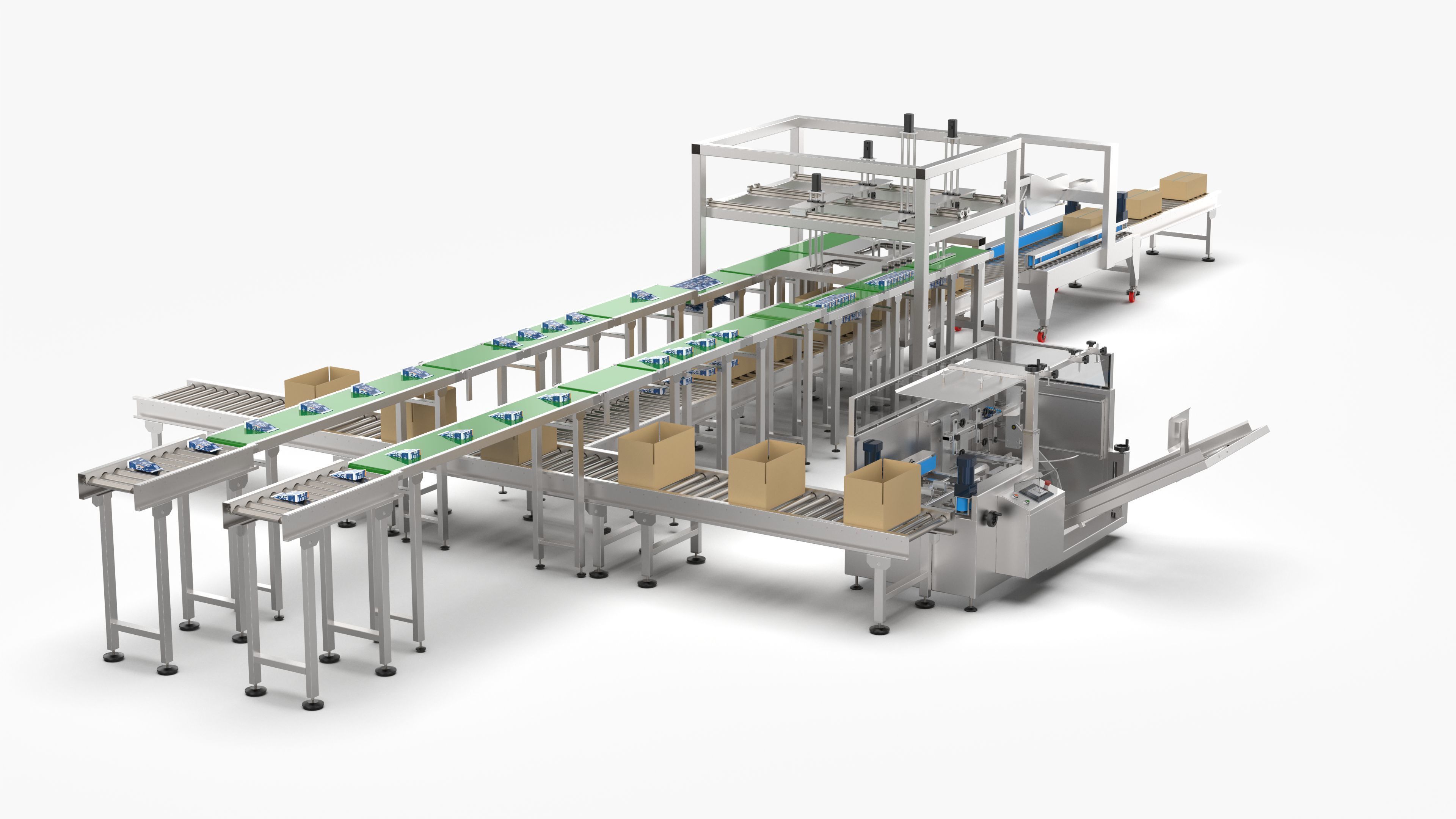 Automatic Salt Factory Packing Machine 3D model_2