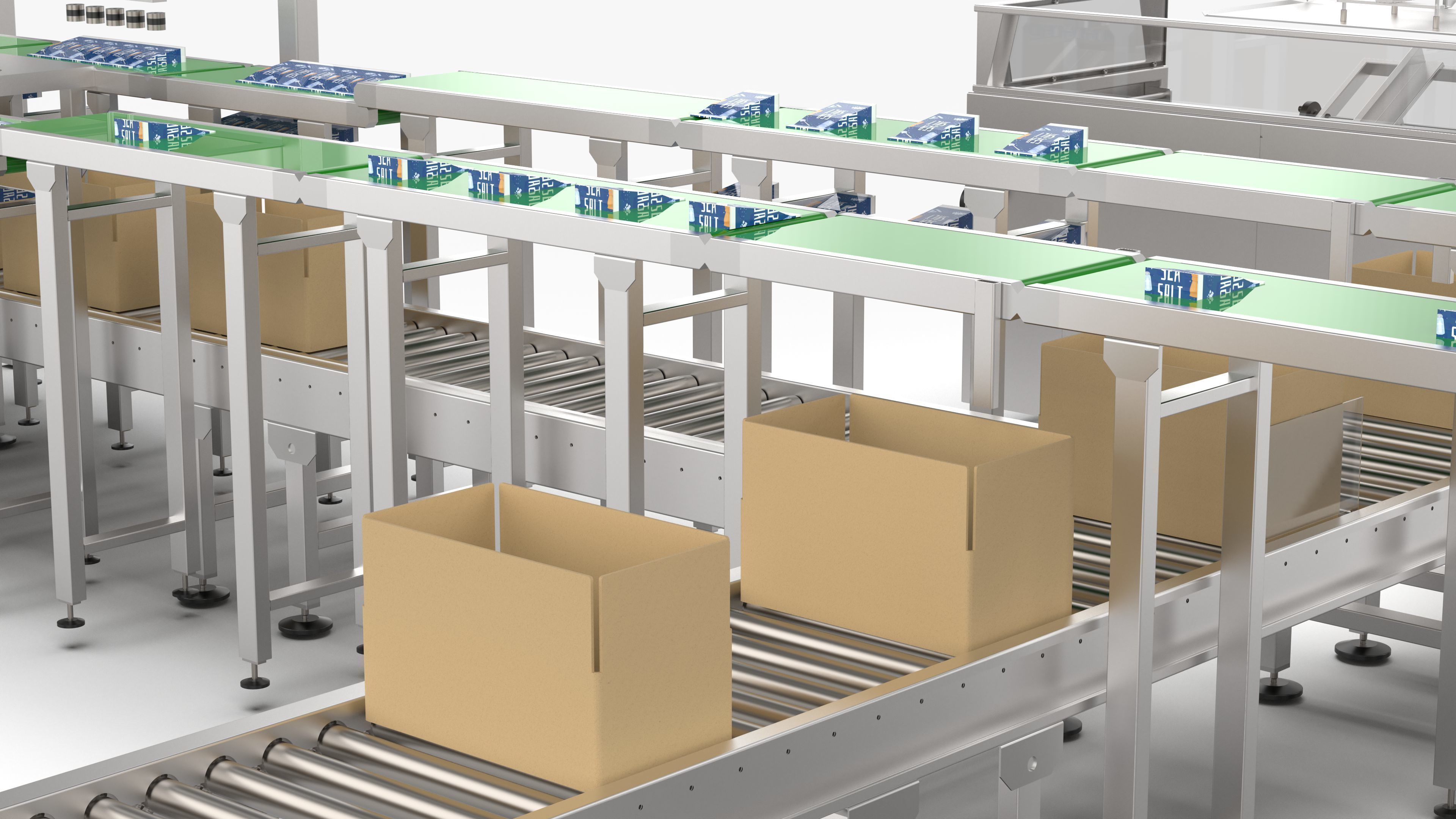 Automatic Salt Factory Packing Machine 3D model_16