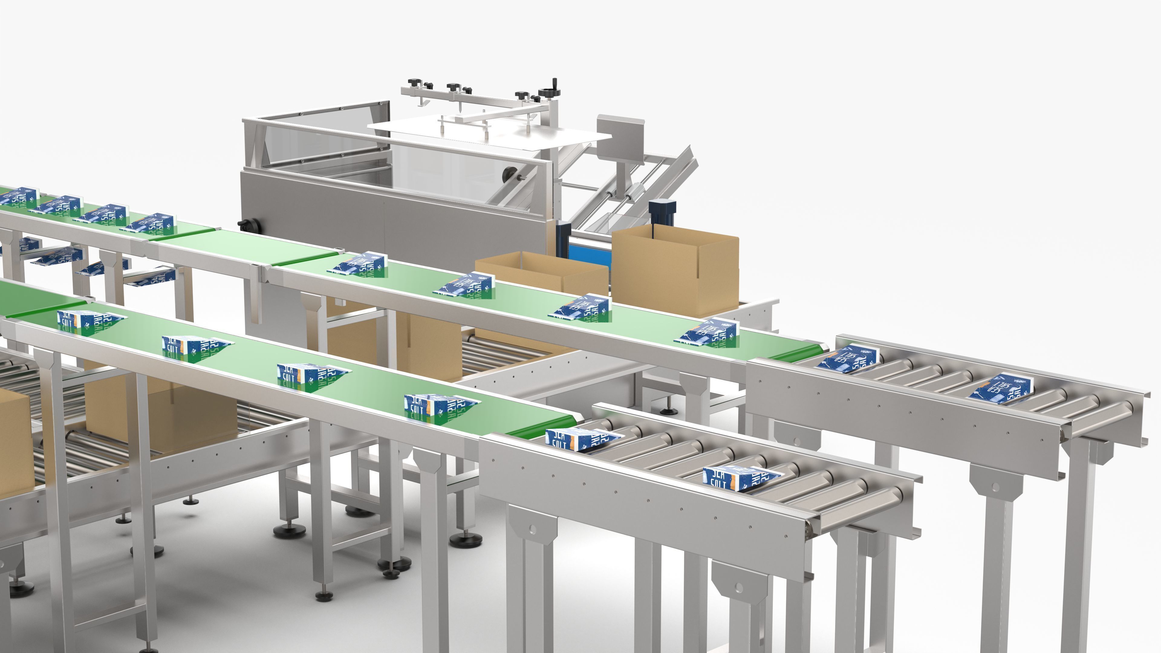 Automatic Salt Factory Packing Machine 3D model_15