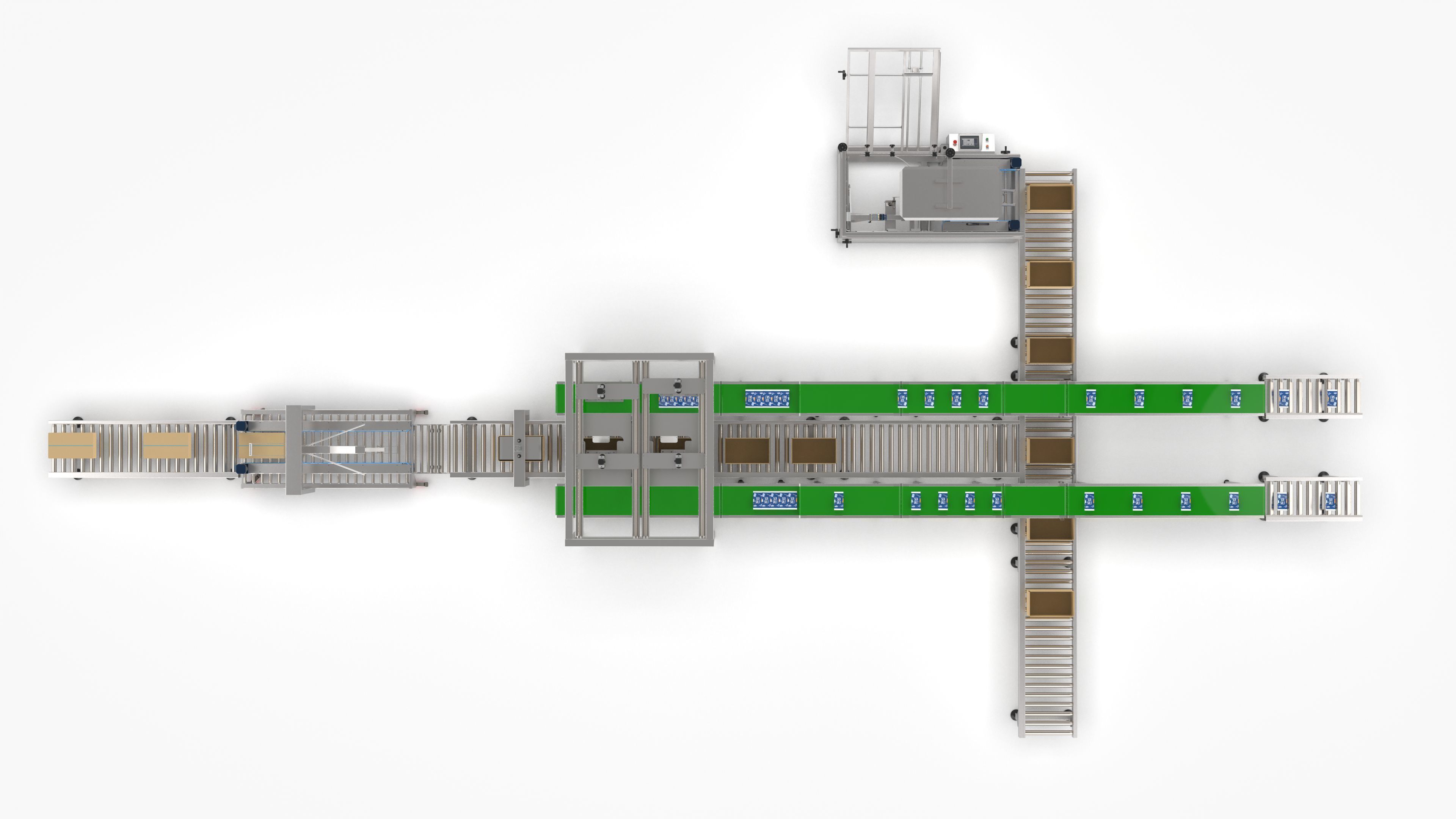 Automatic Salt Factory Packing Machine 3D model_9