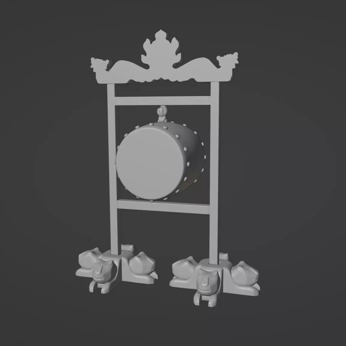 Eunggo Buk - Korean Eunggo Drum Free 3D print model