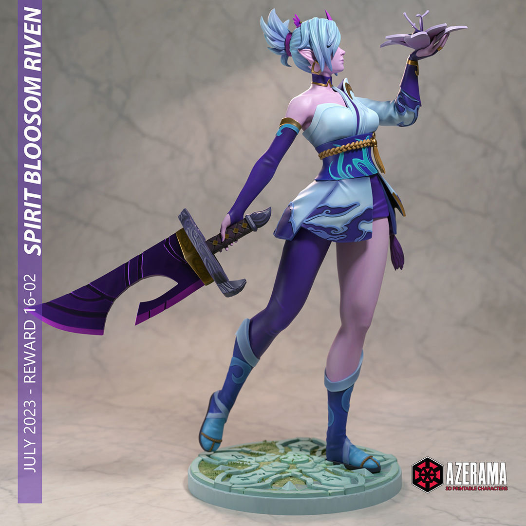 Spirit Blossom Riven for 3D Printing 3D print model_3