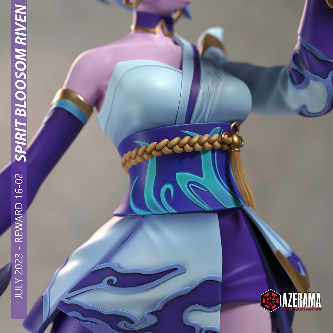 Spirit Blossom Riven for 3D Printing 3D print model_9