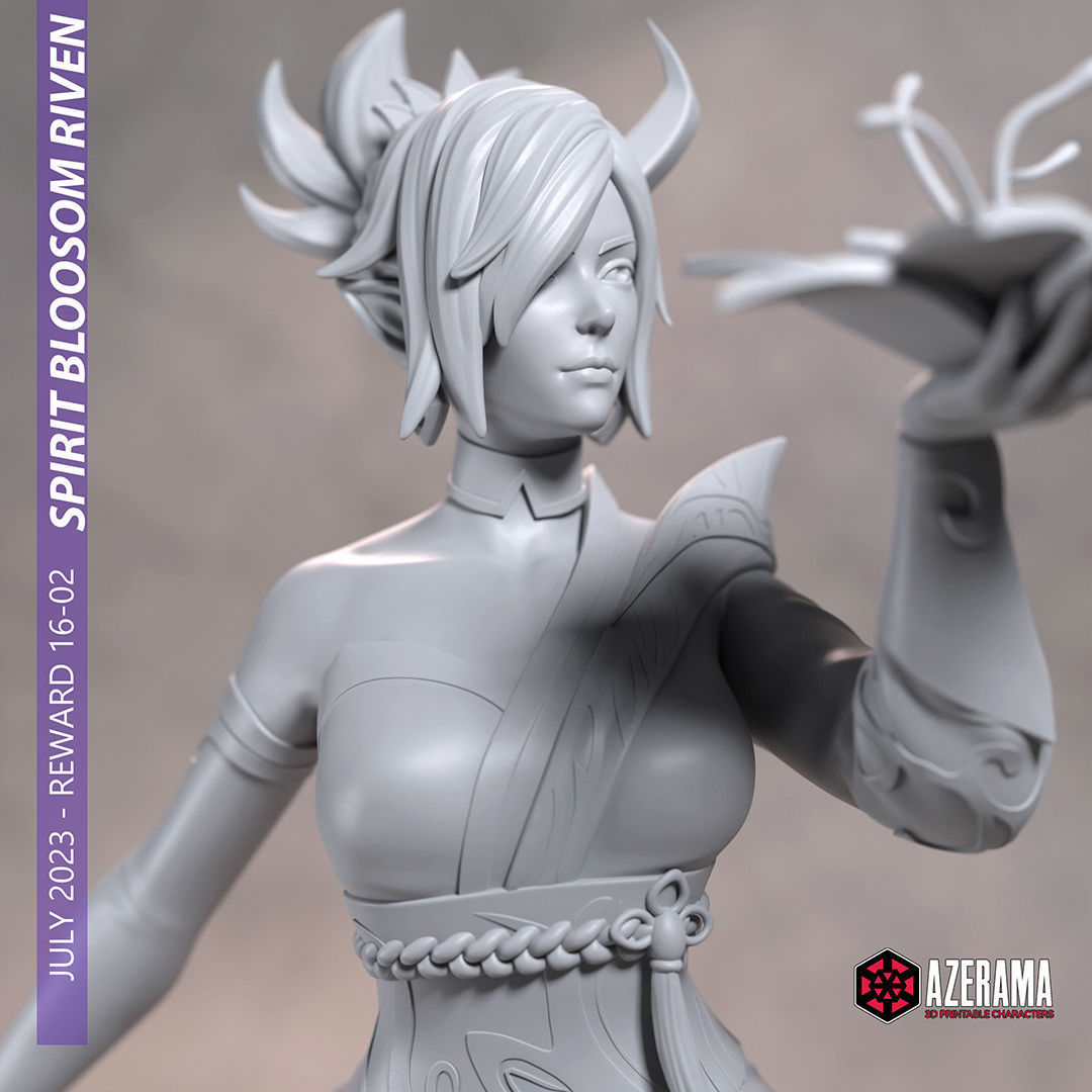 Spirit Blossom Riven for 3D Printing 3D print model_8