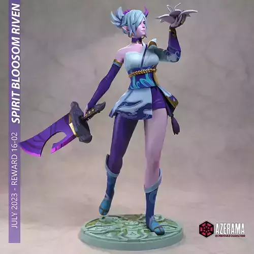 Spirit Blossom Riven for 3D Printing 3D print model