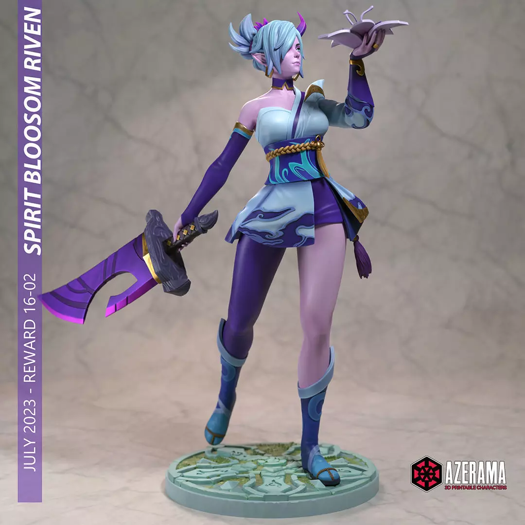 Spirit Blossom Riven for 3D Printing 3D print model_0
