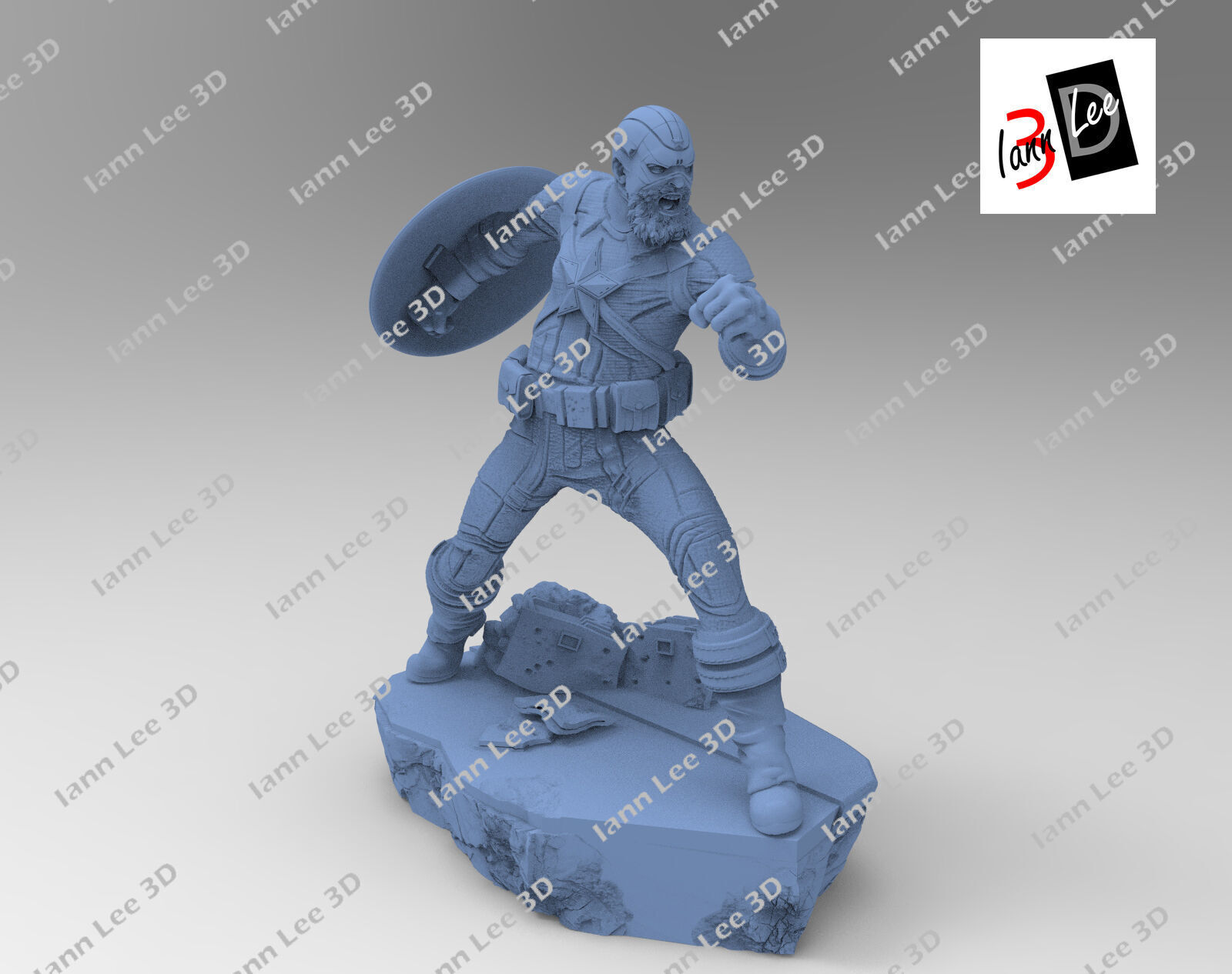 Red Guardian Guardian Rojo Marvel movie Blackwidow 3D print model_1