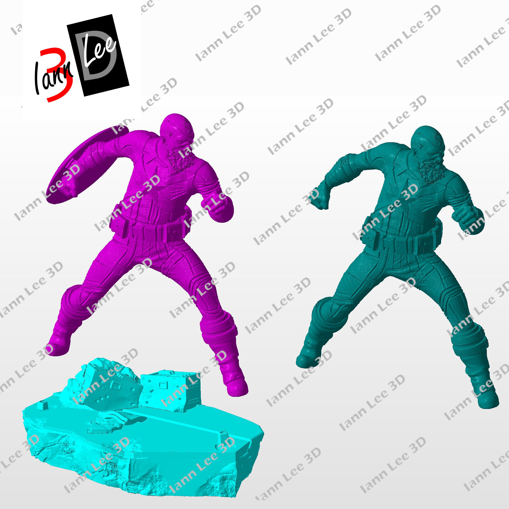 Red Guardian Guardian Rojo Marvel movie Blackwidow 3D print model_4